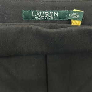 Lauren size 6 black dress pants